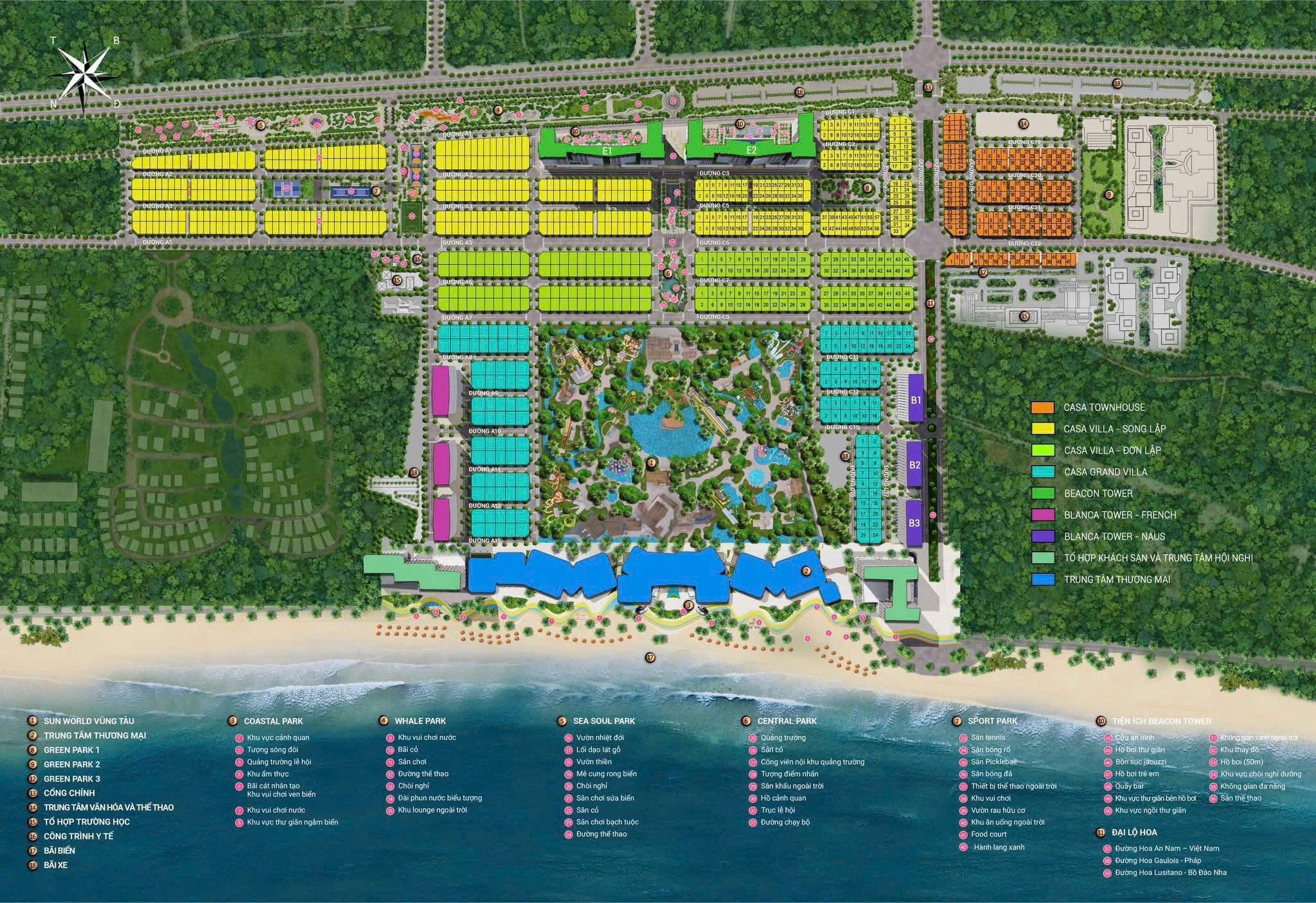 mặt bằng tổng thể dự án blanca city