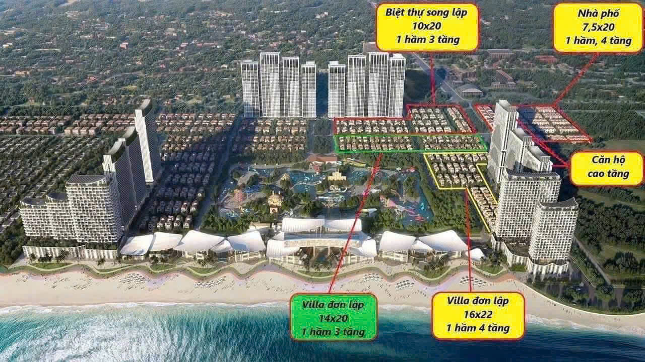 các phân khu đang triển khai giai đoạn 1